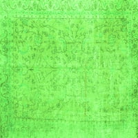 Ахгли Компанија Внатрешен Правоаголник Персиски Зелени Килими Од Традиционална Област, 4 '6'