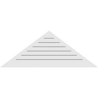 66 W 30-1 4 H Триаголник Површински монтирање ПВЦ Гејбл Вентилак: Функционален, W 2 W 1-1 2 P Brickmould Frame