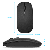 2.4 GHz & Bluetooth Полнење На Глувчето За Lenovo Рампа Плус Bluetooth Безжичен Глушец Дизајниран За Лаптоп Mac iPad pro Компјутер