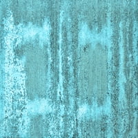 Ахгли Компанија Затворен Правоаголник Ориентални Светло Сини Индустриски Површина Килими, 5'7'