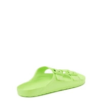 Чудо нација девојки вар зелена и цветна ева плажа сандали со нозе, пакет