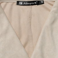 Уникатни поволни цени за женски патент, драпена предна мото -фау велур лесна јакна