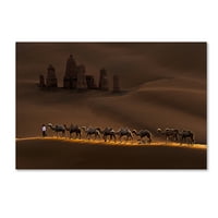 Трговска марка ликовна уметност 'замок и платно на камили од Меи Ксу