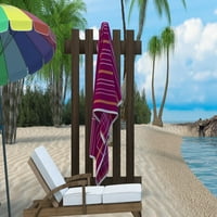 Подобри домови и градини Реверзибилна розова крпа за плажа