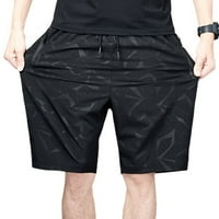 Ведолај кратки шорцеви за мажи кои се случајни машки класични кратки машки еластични панталони за половината