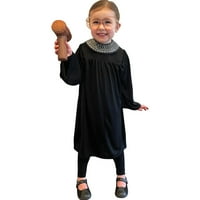 Ноќта на вештерките Раста Импоста Врховна правда Роб Девојка Фенси фустан за дете за дете, 3Т-4Т