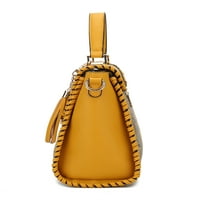 Колекција Лили Веган кожа Sanенска саксела чанта од Миа К., Корал Пинк