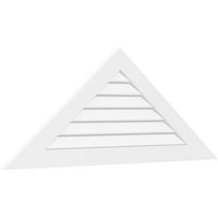 46 W 21-1 8 H Триаголник Површински монтирање PVC Gable Vent Pitch: Нефункционален, W 3-1 2 W 1 P Стандардна рамка
