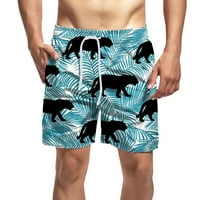 Зувимк шорцеви за мажи, машки шорцеви случајни класични вклопуваат стилски влечење еластична половината летна плажа шорцеви