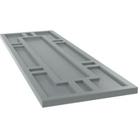 Ekena Millwork 18 W 35 H TRUE FIT PVC HASTINGS FIXED MONT SULTTERS, океанот отечен