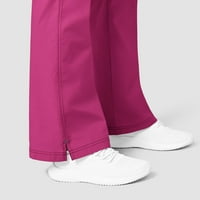 Намигнување Чудо Грејс-Женски Одблесокот Нога Карго Чистење Панталони, Топла Розова, XL Редовни