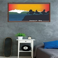 Покемон-Плажа Стил Ѕид Постер, 22.375 34