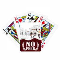 Одмор Улица Франција Обележје Ѕиркаат Покер Картичка За Играње Приватна Игра