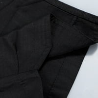 вендунид машки панталони машки летни шорцеви подобрени градски панталони на отворено товарни шорцеви црна м