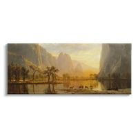 Долината на Ступел Индустрис на галеријата за сликање на сликарството на Јосемит Алберт Биерсадт, завиткана од платно, дизајн,