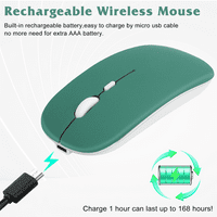 2.4 GHz & Bluetooth Полнење Глувчето За MediaPad Т 10. Про Bluetooth Безжичен Глушец За Лаптоп Mac iPad pro Компјутерски Таблет