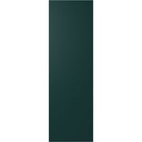 Ekena Millwork 15 W 48 H True Fit PVC Diagonal Slat модерен стил фиксирани монтирани ролетни, термички зелени