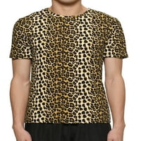 Единствени поволни цени за маж со кратки ракави за кратки ракави за леопард со кратки ракави