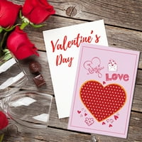 Heiheiup картички ден ден подарок подарок картичка за подароци на в Valentубените картички во форма на срце, симпатична вalentубена