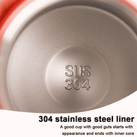 Едноставен пренослив нерѓосувачки челик Чаша Мини симпатична пренослив термос чаша