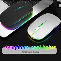 2.4 GHz & Bluetooth Глувчето, Полнење БЕЗЖИЧЕН LED Глувчето за vivo Lite Исто Така Компатибилен СО ТВ Лаптоп Mac iPad pro Компјутерски